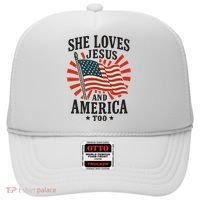 She Loves Jesus And America Hat thumb 0