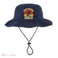 Skiing Lovers Just Gonna Send It Skiers Gift Bucket Hat thumb 0