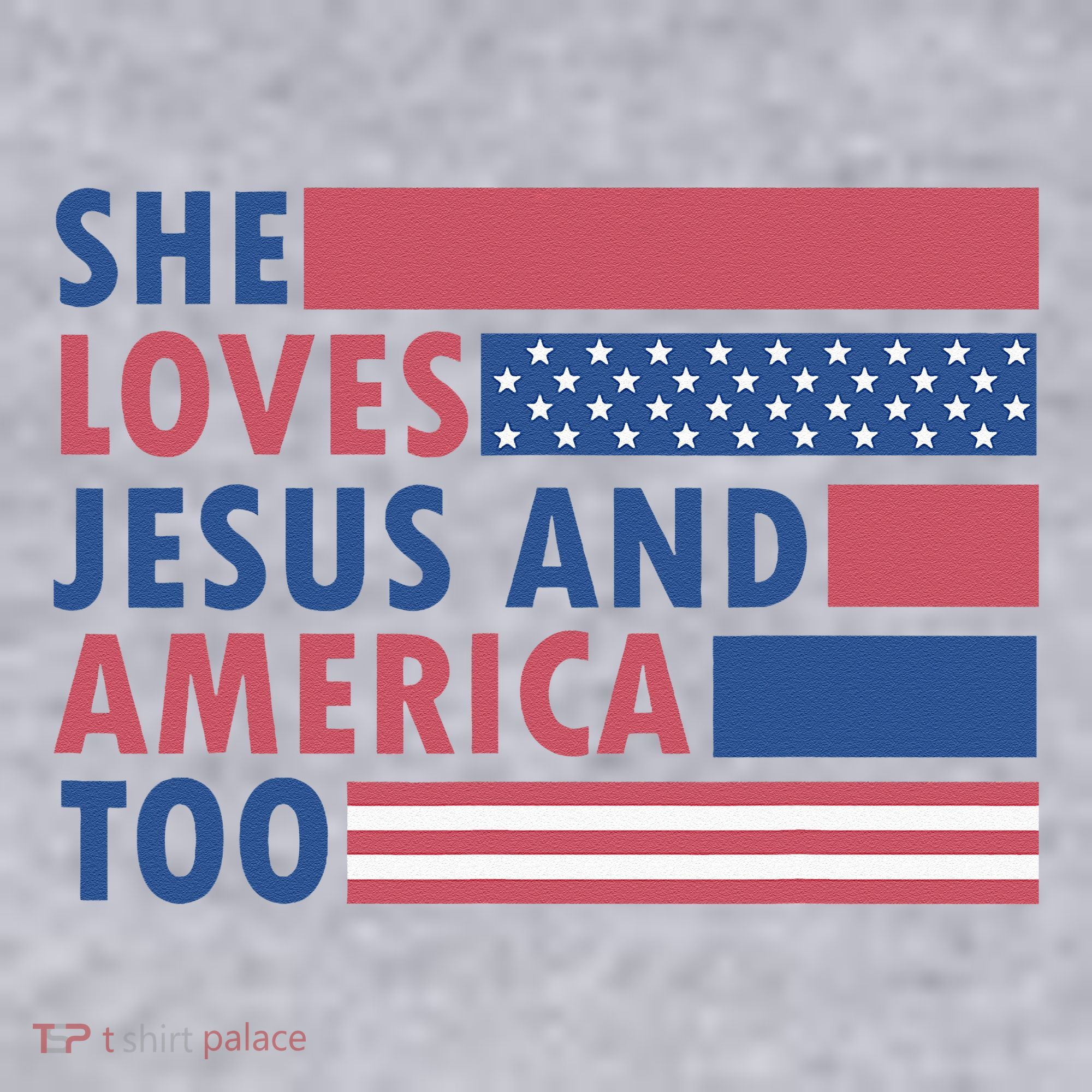 She Loves Jesus And America Too Retro Women's Sweatshirt