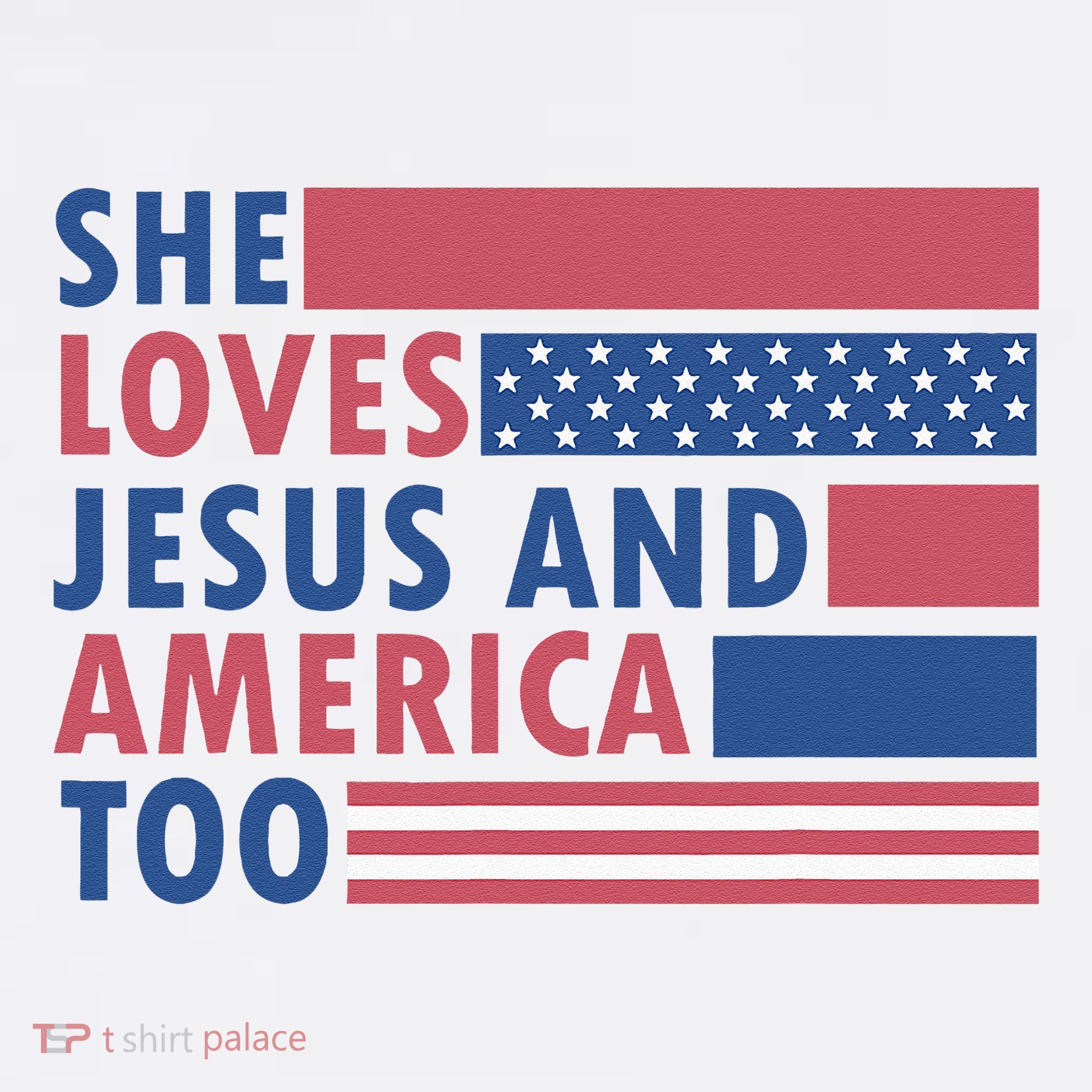 She Loves Jesus And America Too Retro Long Sleeve Shirt