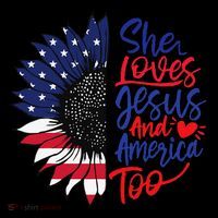 She Loves Jesus And America Too Coffee Mug thumb 5