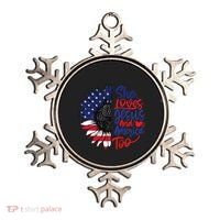 She Loves Jesus And America Too Ornament thumb 0
