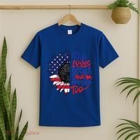 She Loves Jesus And America Too T-Shirt thumb 2