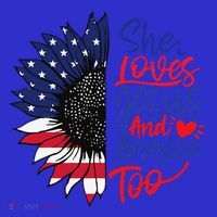 She Loves Jesus And America Too Baby Bodysuit thumb 2