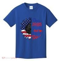 She Loves Jesus And America Too Kids T-Shirt thumb 0