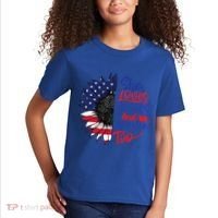 She Loves Jesus And America Too Kids T-Shirt thumb 2