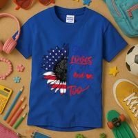 She Loves Jesus And America Too Kids T-Shirt thumb 3