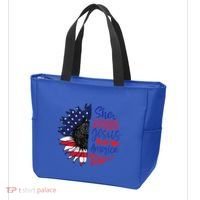 She Loves Jesus And America Too Tote Bag thumb 3