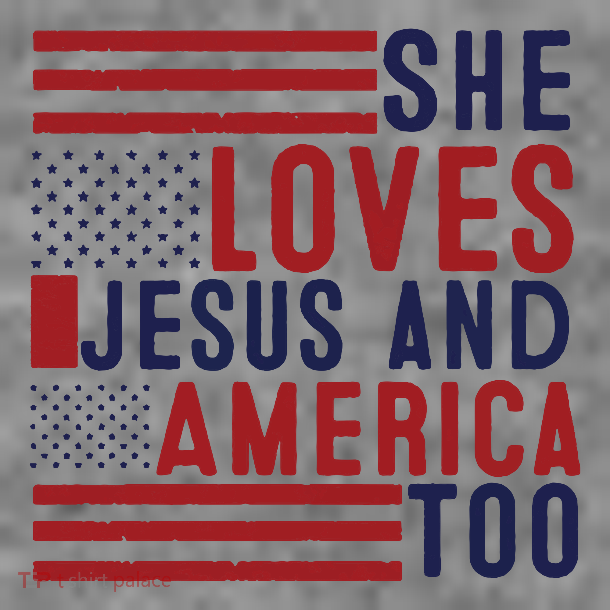 She Loves Jesus And America Too Toddler Hoodie