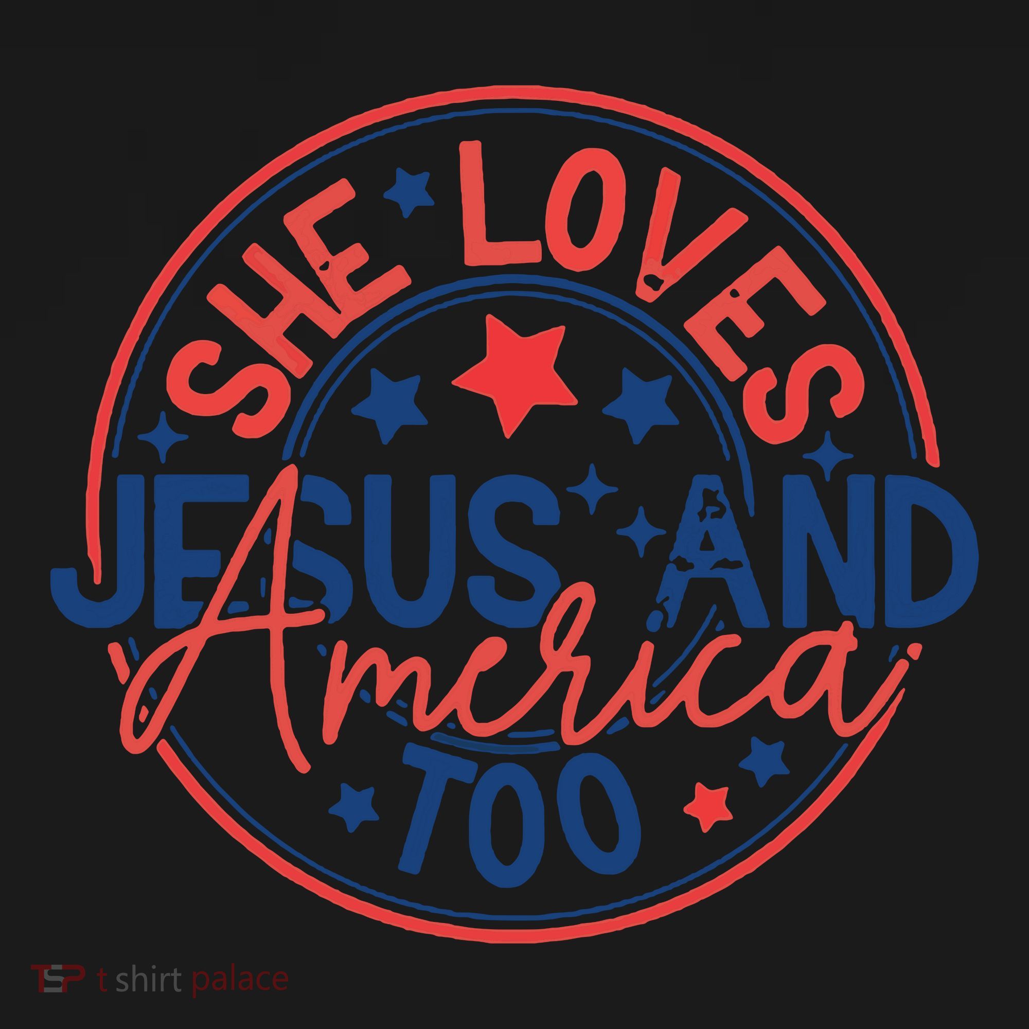 She Loves Jesus And America Too Toddler Hoodie