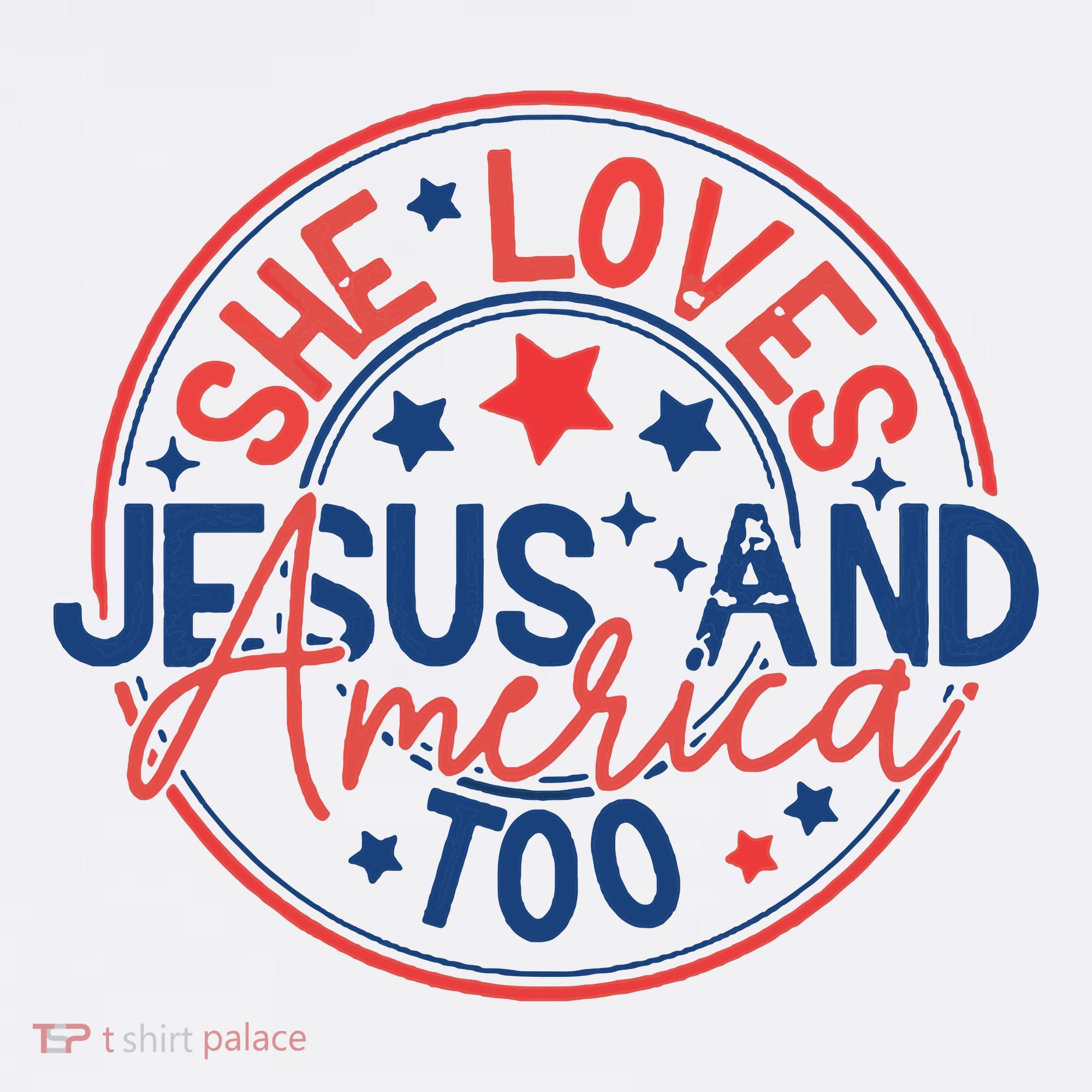 She Loves Jesus And America Too Baby Bodysuit