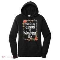 She Loves Jesus.And America Too 4th Of July Women's Hoodie thumb 0