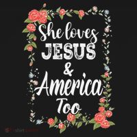She Loves Jesus.And America Too 4th Of July Women's Tank Top thumb 5