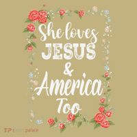 She Loves Jesus.And America Too 4th Of July T-Shirt thumb 7