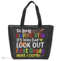 So Long Kindergarten Look Out 1st Grade Here I Come Tote Bag thumb 0