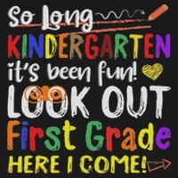 So Long Kindergarten Look Out 1st Grade Here I Come Tote Bag thumb 4