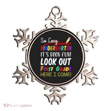 So Long Kindergarten Here I Come 1 Grade Graduation Fun Ornament