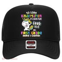 So Long Kindergarten First Grade Here I Come Back To School Cute Unicorn Hat thumb 0