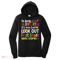 So Long Kindergarten Here I Come 1 Grade Graduation Fun Women's Hoodie thumb 0