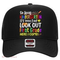 So Long Kindergarten Here I Come 1 Grade Graduation Fun Hat thumb 0