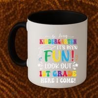 So Long Kindergarten 1st Grade Here I Come Graduation Coffee Mug thumb 2