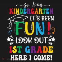 So Long Kindergarten 1st Grade Here I Come Graduation Ornament thumb 1