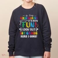 So Long Kindergarten 1st Grade Here I Come Graduation Women's Sweatshirt thumb 0