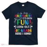 So Long Kindergarten 1st Grade Here I Come Graduation T-Shirt thumb 0