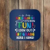So Long Kindergarten 1st Grade Here I Come Graduation Coaster thumb 0