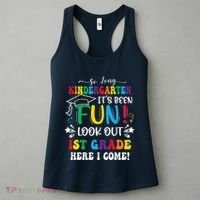 So Long Kindergarten 1st Grade Here I Come Graduation Women's Tank Top thumb 3