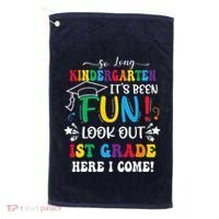 So Long Kindergarten 1st Grade Here I Come Graduation Golf Towel thumb 0