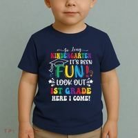 So Long Kindergarten 1st Grade Here I Come Graduation Toddler T-Shirt thumb 2