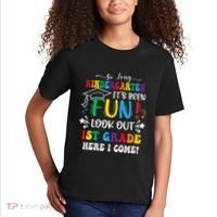 So Long Kindergarten 1st Grade Here I Come Graduation Kids T-Shirt thumb 2