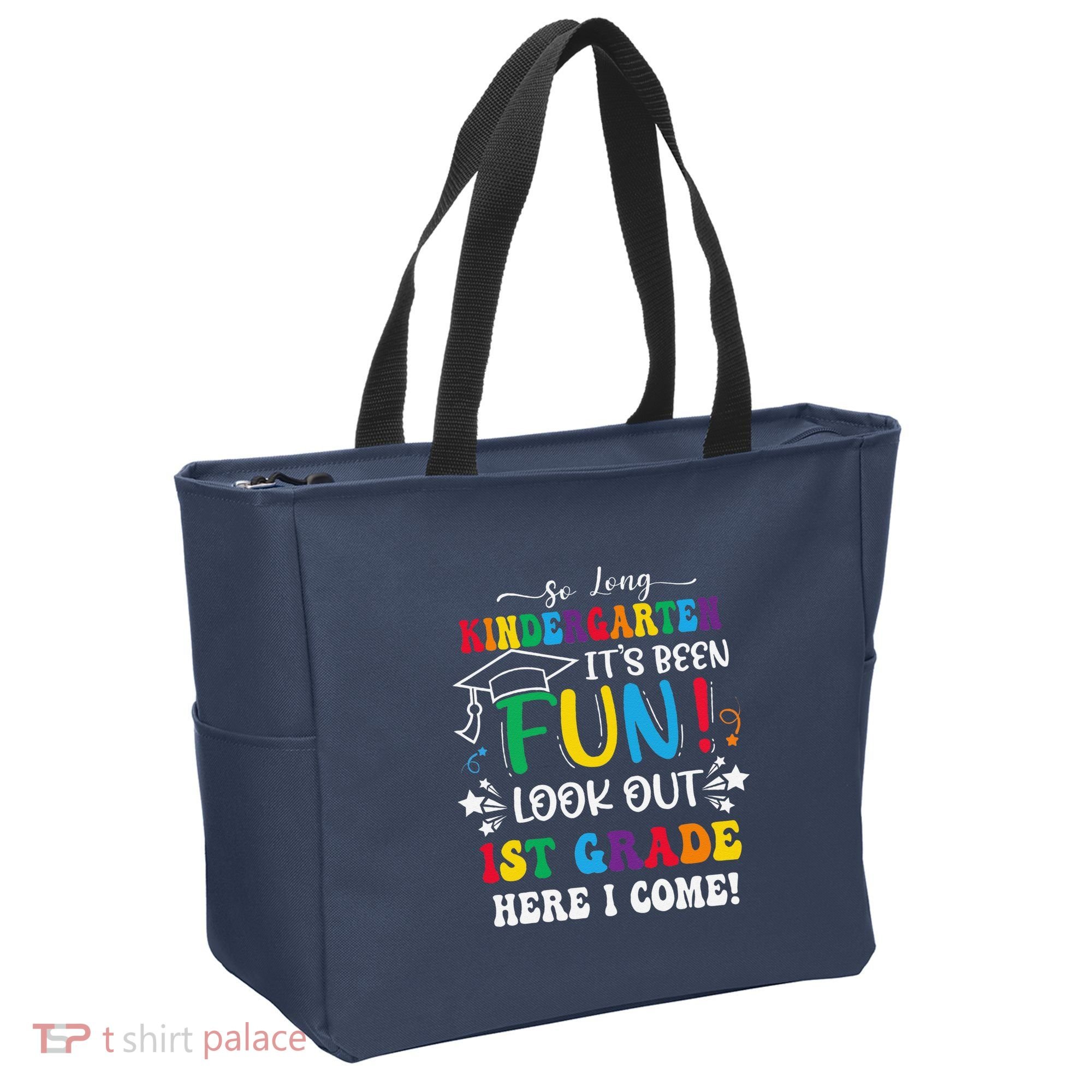 So Long Kindergarten 1st Grade Here I Come Graduation Tote Bag