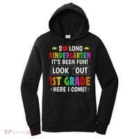 So Long Kindergarten 1st Grade Here I Come Graduation Women's Hoodie thumb 0