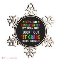 So Long Kindergarten 1st Grade Here I Come Graduation Ornament thumb 0