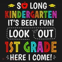 So Long Kindergarten 1st Grade Here I Come Graduation Ornament thumb 1