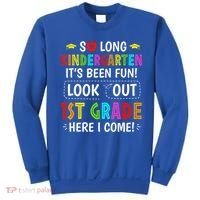 So Long Kindergarten 1st Grade Here I Come Graduation Sweatshirt thumb 0