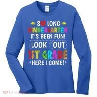 So Long Kindergarten 1st Grade Here I Come Graduation Women's Long Sleeve Shirt thumb 0