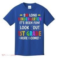 So Long Kindergarten 1st Grade Here I Come Graduation Kids T-Shirt thumb 0