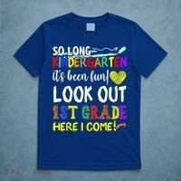 So Long Kindergarten Look Out 1st Grade Here I Come T-Shirt thumb 5