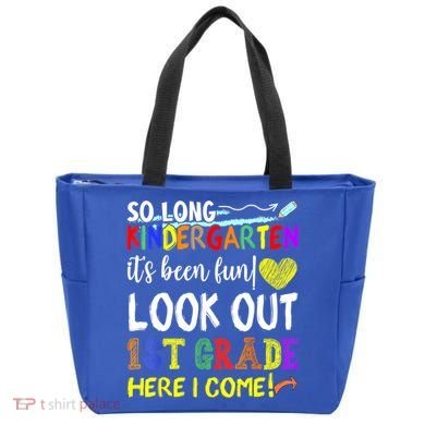 So Long Kindergarten Look Out 1st Grade Here I Come Tote Bag
