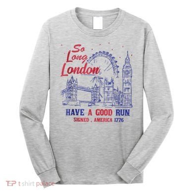 So Long London 4th Of July Long Sleeve Shirt