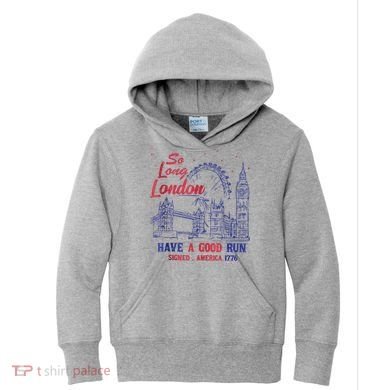 So Long London 4th Of July Kids Hoodie