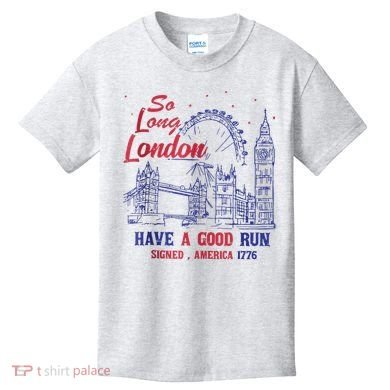 So Long London 4th Of July Kids T-Shirt