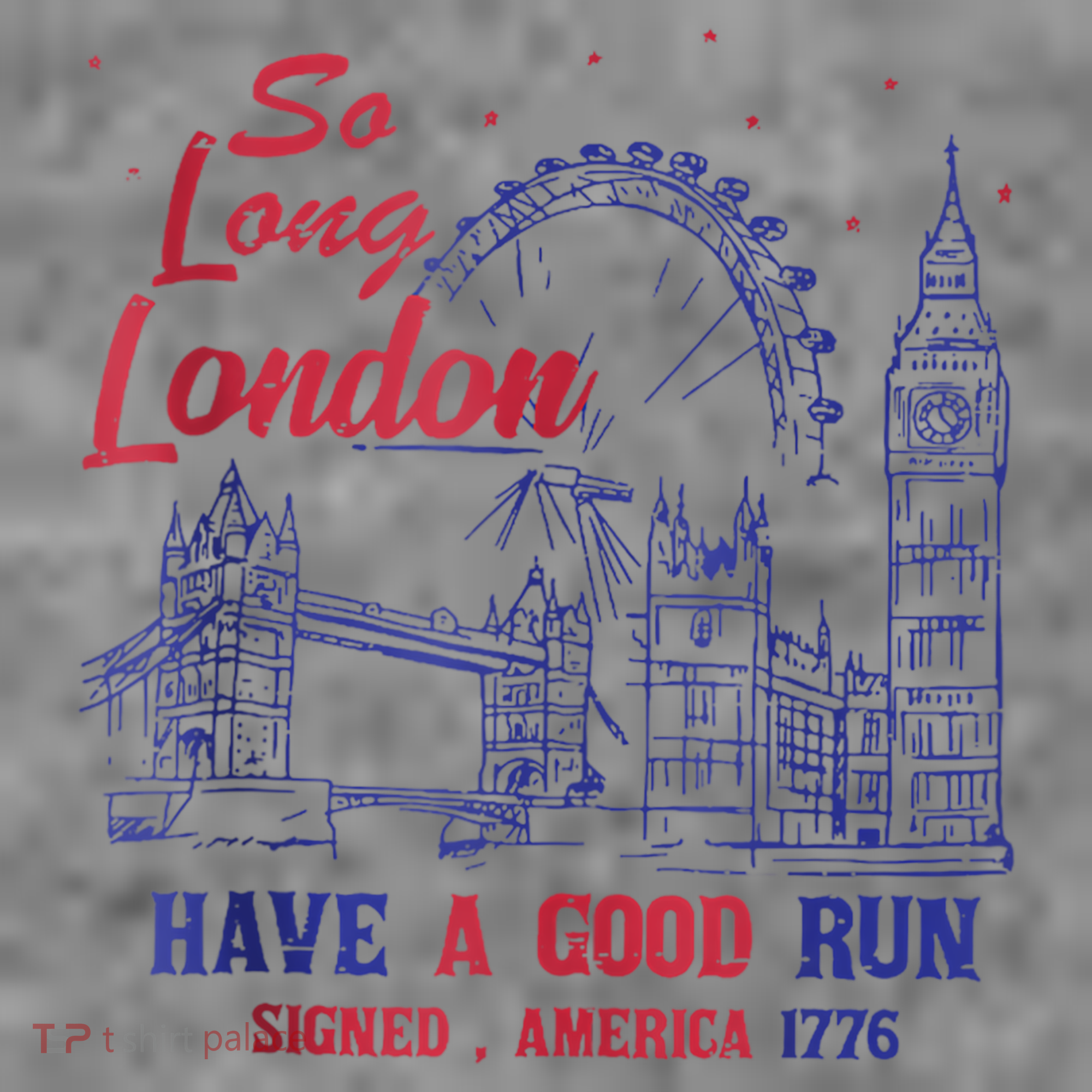 So Long London 4th Of July Toddler Hoodie
