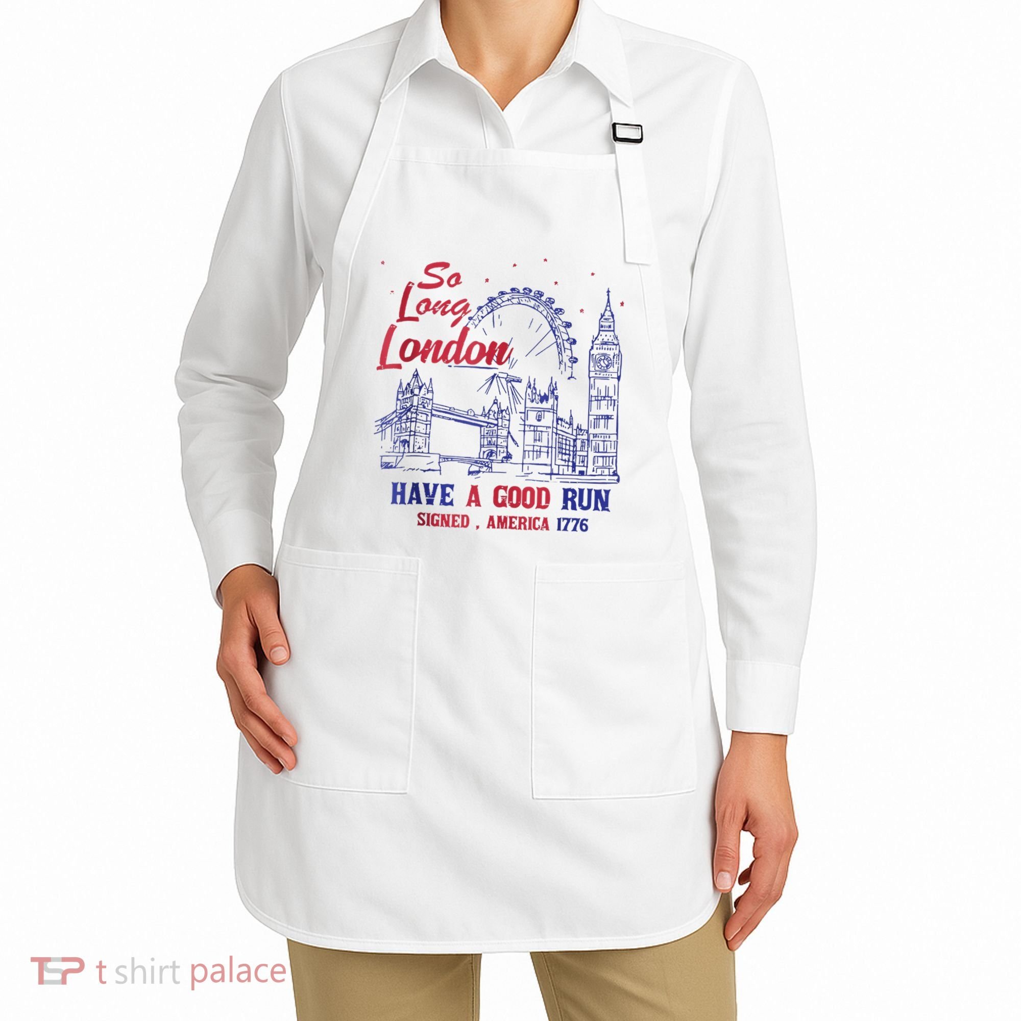 So Long London 4th Of July Apron