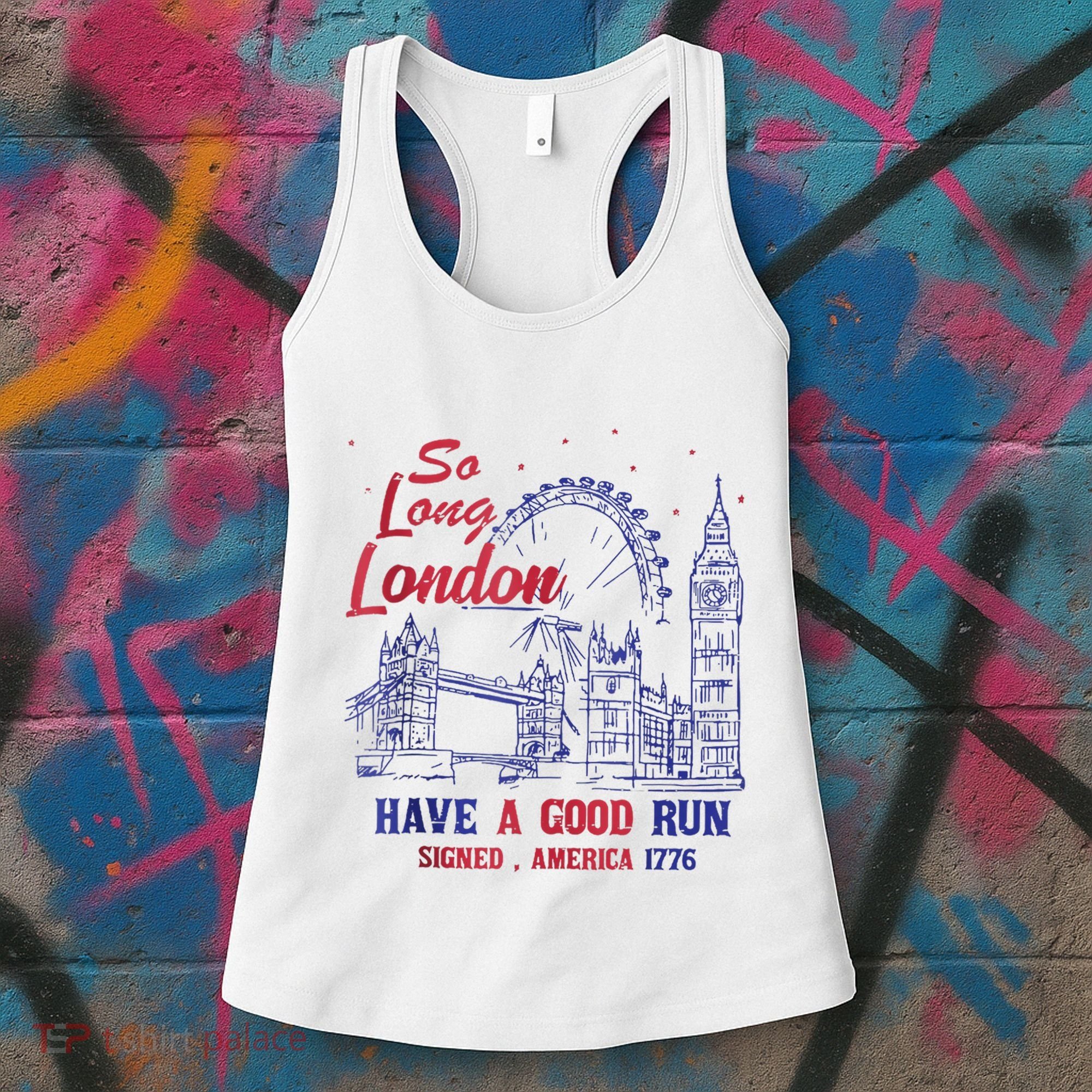 So Long London 4th Of July Women's Tank Top