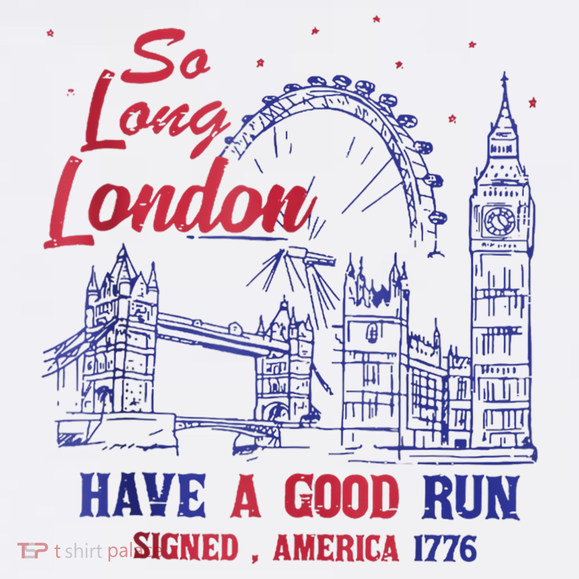 So Long London 4th Of July Women's Tank Top