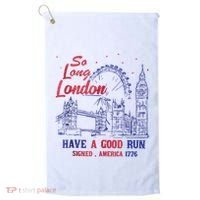 So Long London 4th Of July Golf Towel thumb 0